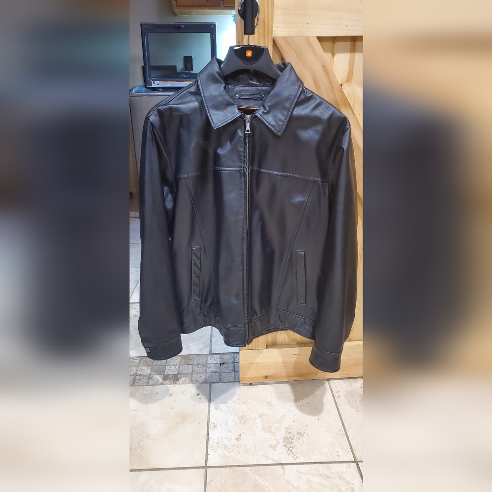 Mens leather jacket